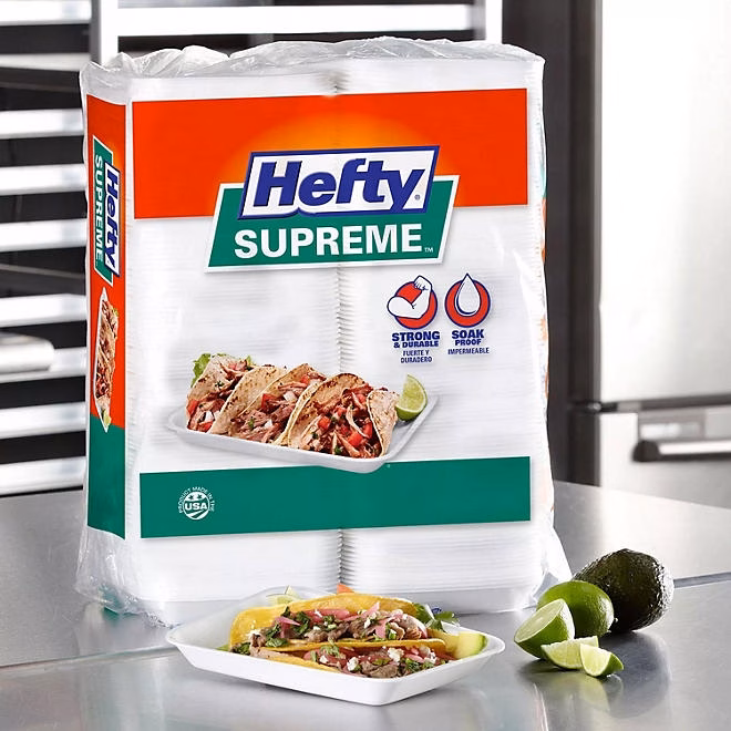 Hefty Supreme Foam Charola Trays, 6.5" x 8.625" 200 ct. - Image 7