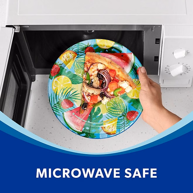 Member's Mark Summer Dinner Paper Plates, 10", 85 ct. - Image 4