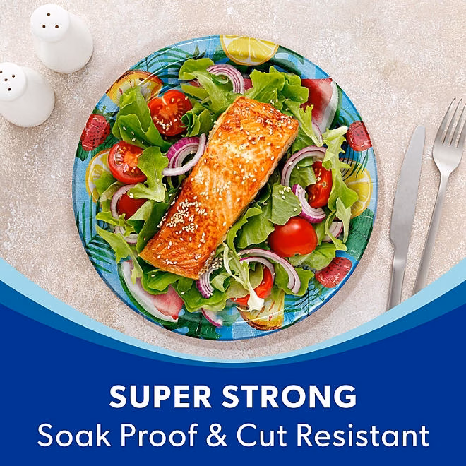 Member's Mark Summer Dinner Paper Plates, 10", 85 ct. - Image 5