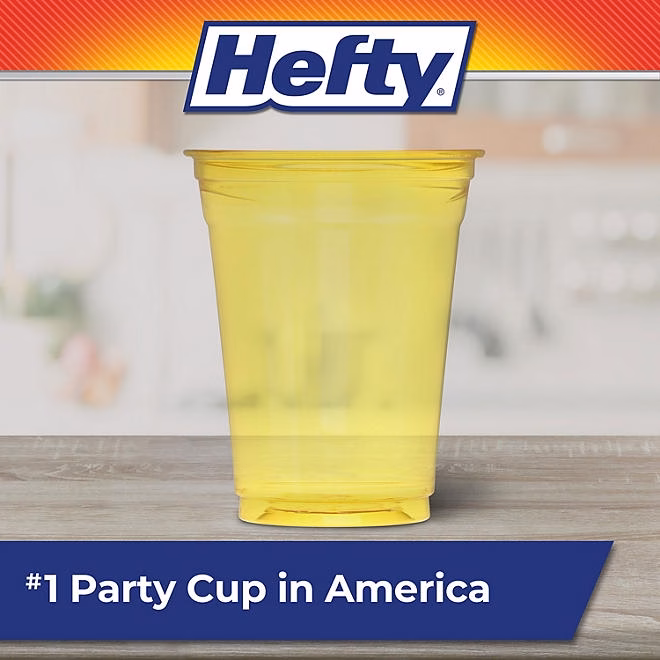 Hefty Party Perfect Translucent Plastic Cup, Spring Colors, 18 oz., 140 ct. - Image 4