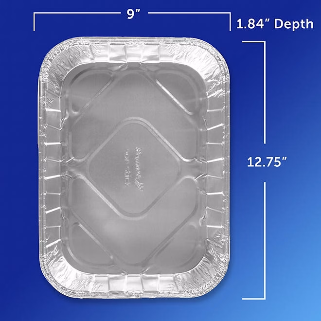 Reynolds Kitchens 13" x 9" Aluminum Cake Pans with Lids, 6 ct. - Image 3
