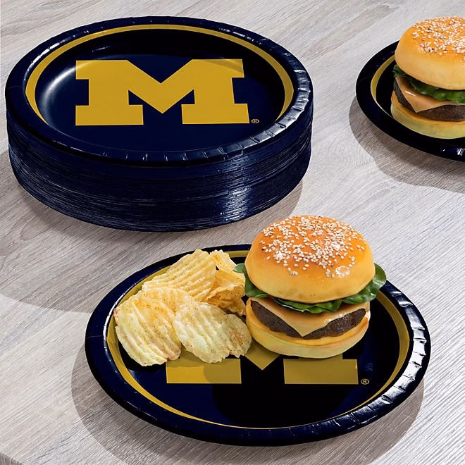 NCAA Paper Plates, 10", 85 ct., Choose Your Team - Image 5