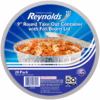 Reynolds 9" Round Foil Take Out Containers with Lids, 20 ct.