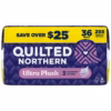 Quilted Northern Ultra Plush 3-Ply Toilet Paper 36 rolls, 255 sheets/roll