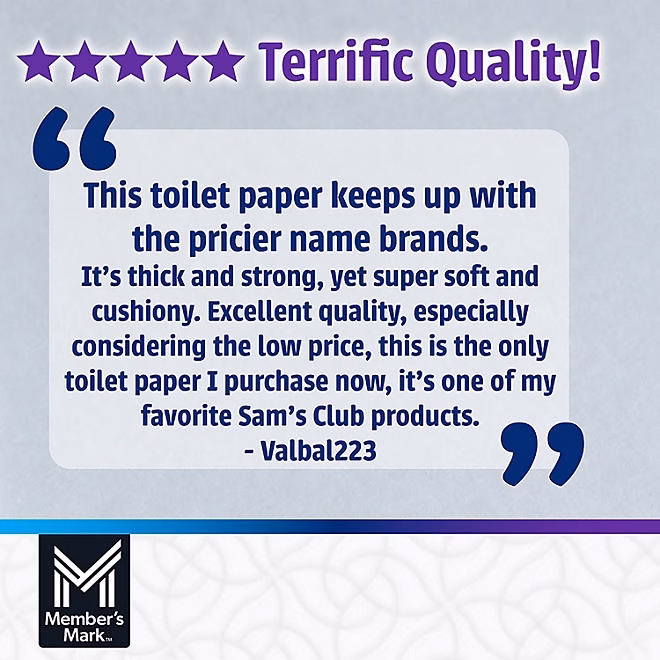 Member's Mark Ultra Premium 2-Ply Toilet Paper 45 rolls, 235 sheets/roll - Image 7