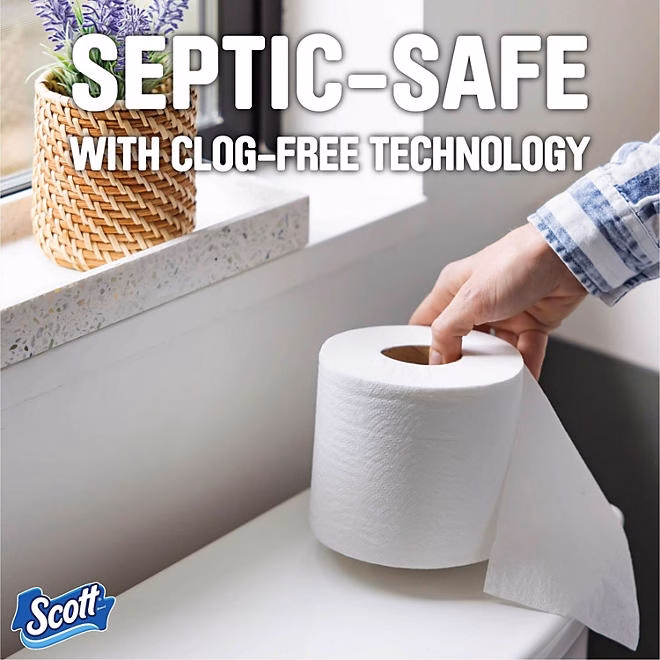 Scott 1000 1-Ply Toilet Paper 45 rolls, 1,000 sheets/roll - Image 6