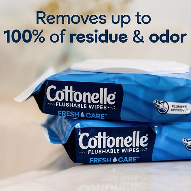 Cottonelle Freshcare Flushable Wipes, 12 ct., 504 wipes - Image 5