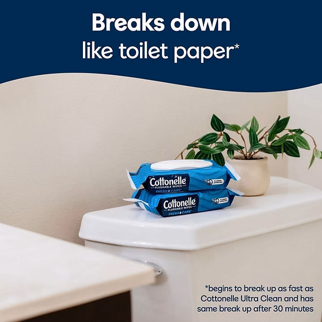Cottonelle Freshcare Flushable Wipes, 12 ct., 504 wipes - Image 6