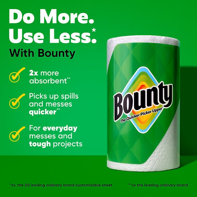 Bounty Select-A-Size 2-Ply Paper Towels, 12 rolls, 119 sheets/roll - Image 4