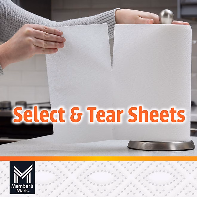 Member's Mark Select & Tear 2-Ply Paper Towel 15 rolls, 150 sheets/roll - Image 5