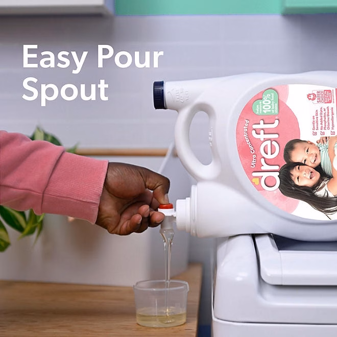 Dreft Baby Liquid Laundry Detergent, 125 loads, 170 fl. oz. - Image 4