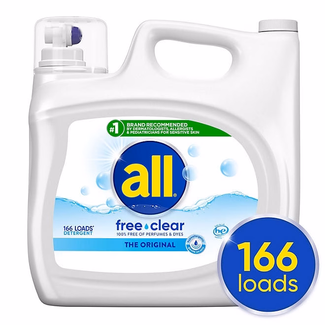 all free clear Liquid Laundry Detergent, The Original, 166 loads, 250 fl. oz. - Image 2