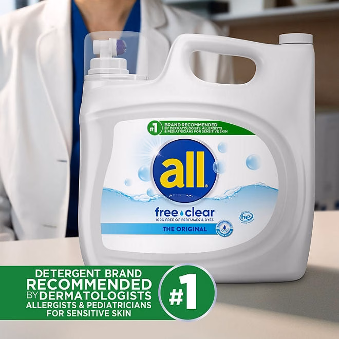 all free clear Liquid Laundry Detergent, The Original, 166 loads, 250 fl. oz. - Image 4