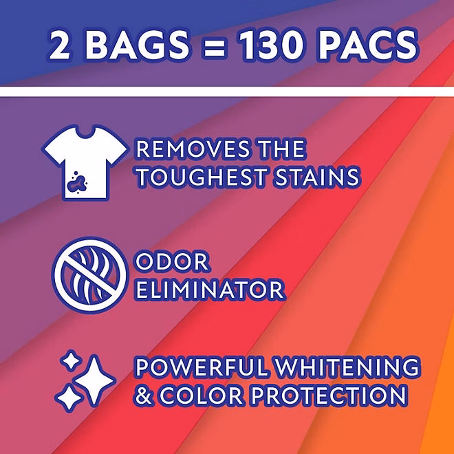 Member's Mark Laundry Detergent Power Pacs, Blooming Breeze, 130 ct. - Image 5