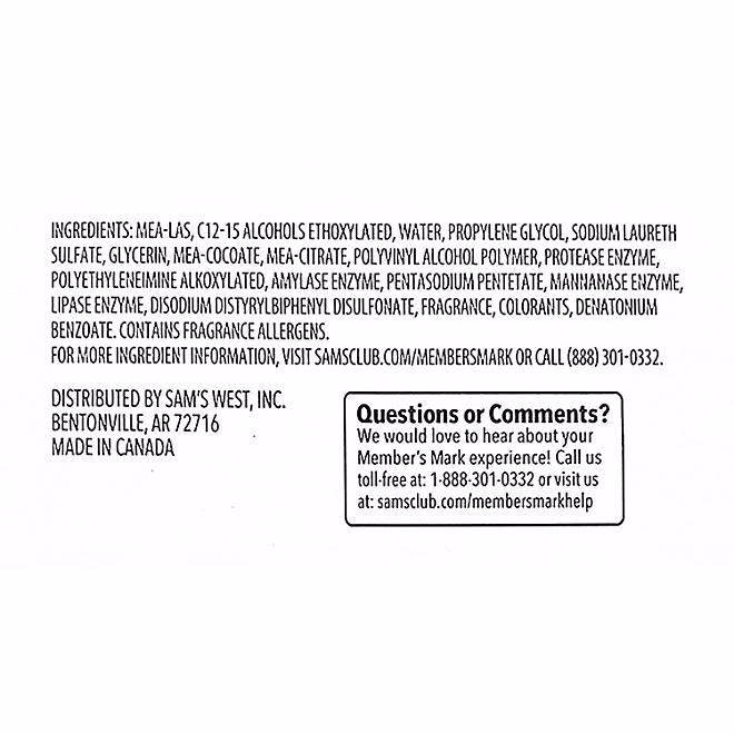 Member's Mark Laundry Detergent Power Pacs, Blooming Breeze, 130 ct. - Image 7