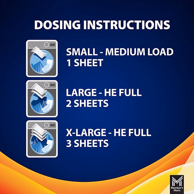 Member's Mark Fabric Softener Dryer Sheets, Fresh Scent, 480 ct. - Image 6