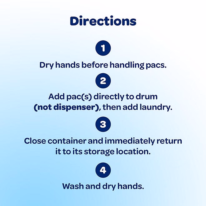 all free clear MIGHTY PACS Laundry Detergent Pacs, The Original, 120 ct. - Image 5