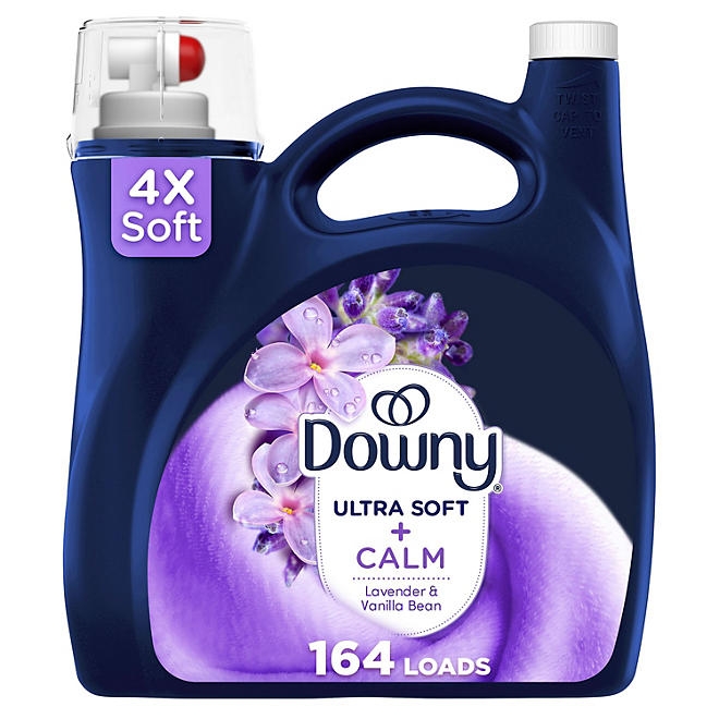 Downy Ultra Soft + Calm Liquid Fabric Softener, Lavender and Vanilla Bean, 164 Loads, 111 fl. oz. - Image 2