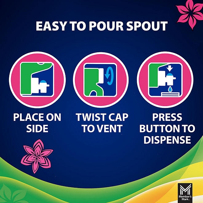 Member's Mark Liquid Laundry Detergent, Paradise Splash, 127 loads, 196 fl. oz. - Image 7