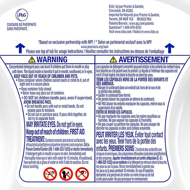 Tide PODS Free & Gentle Laundry Detergent Pacs, 152 Ct - Image 3