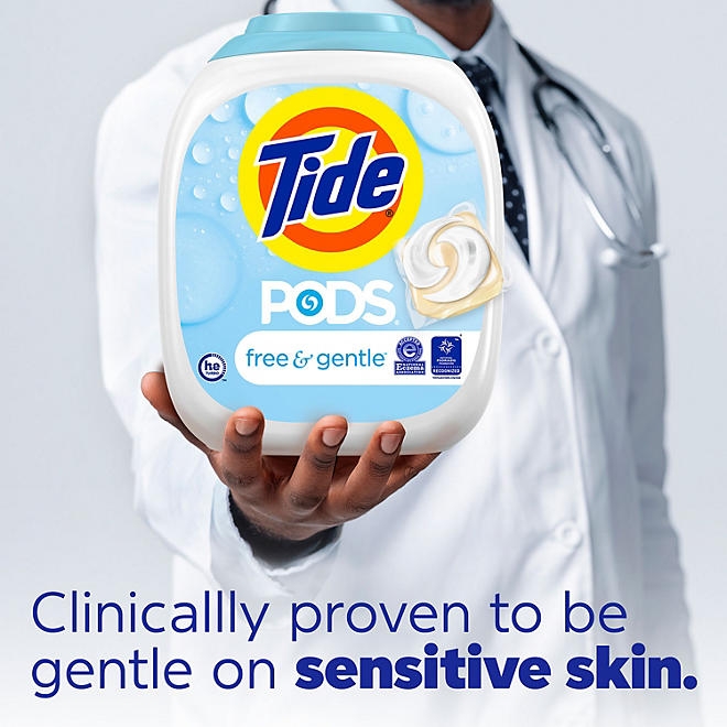 Tide PODS Free & Gentle Laundry Detergent Pacs, 152 Ct - Image 4
