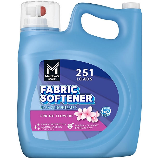 Member's Mark Liquid Fabric Softener, Spring Flowers, 251 loads, 170 fl. oz. - Image 2