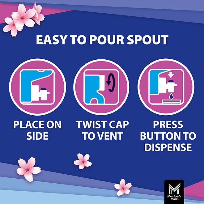 Member's Mark Liquid Fabric Softener, Spring Flowers, 251 loads, 170 fl. oz. - Image 6