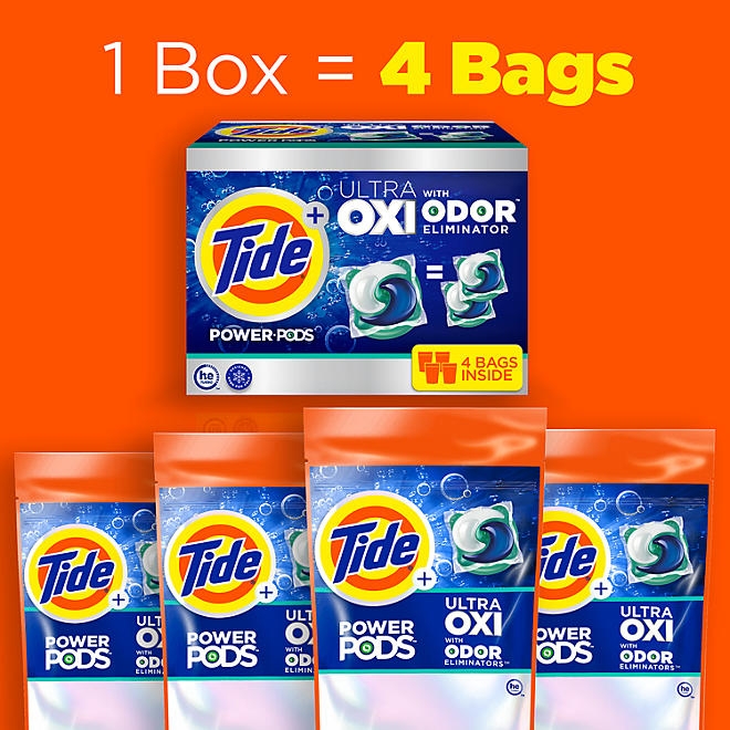 Tide Power PODS + Ultra OXI Laundry Detergent Pacs, 72 ct. - Image 4