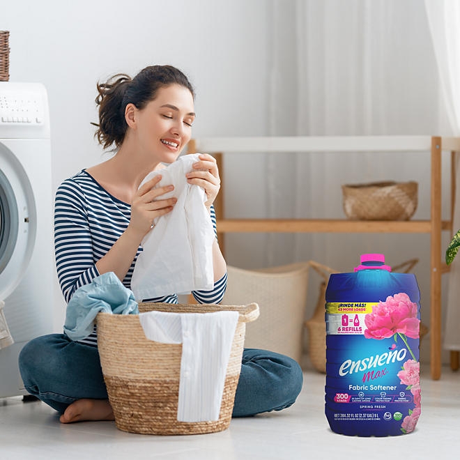 Ensueño Max Liquid Fabric Softener, Spring Fresh Scent, 300 loads, 304 fl. oz. - Image 5