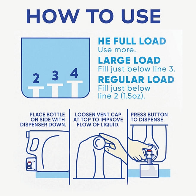 all Sensitive Fresh Liquid Laundry Detergent, Spring Breeze, 166 loads, 250 fl. oz. - Image 5