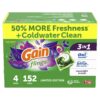 Gain Flings! Laundry Detergent Pacs, Moonlight Breeze, 152 ct.