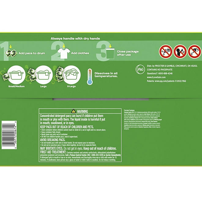 Gain Flings! Laundry Detergent Pacs, Moonlight Breeze, 152 ct. - Image 3