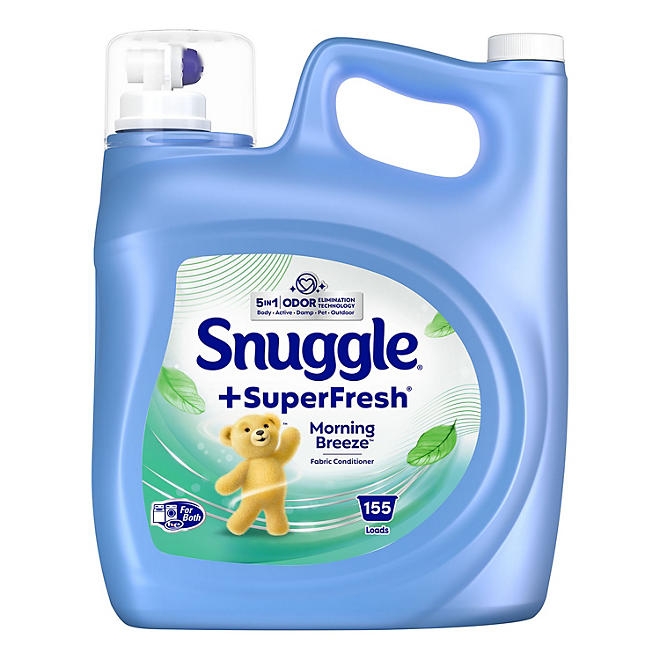 Snuggle SuperFresh Liquid Fabric Softener, Original, 155 loads, 164 fl. oz. - Image 8