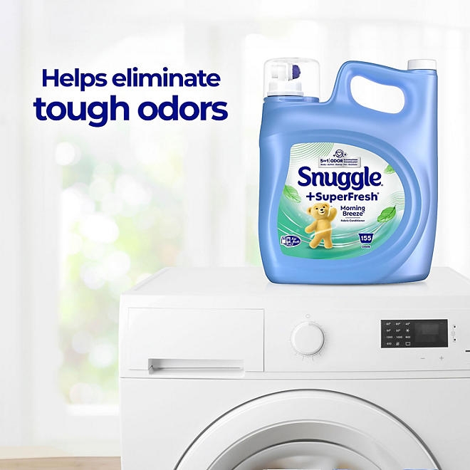 Snuggle SuperFresh Liquid Fabric Softener, Original, 155 loads, 164 fl. oz. - Image 10
