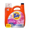 Tide with Ultra Downy Liquid Laundry Detergent, April Fresh Scent, 100 Loads, 128 fl oz