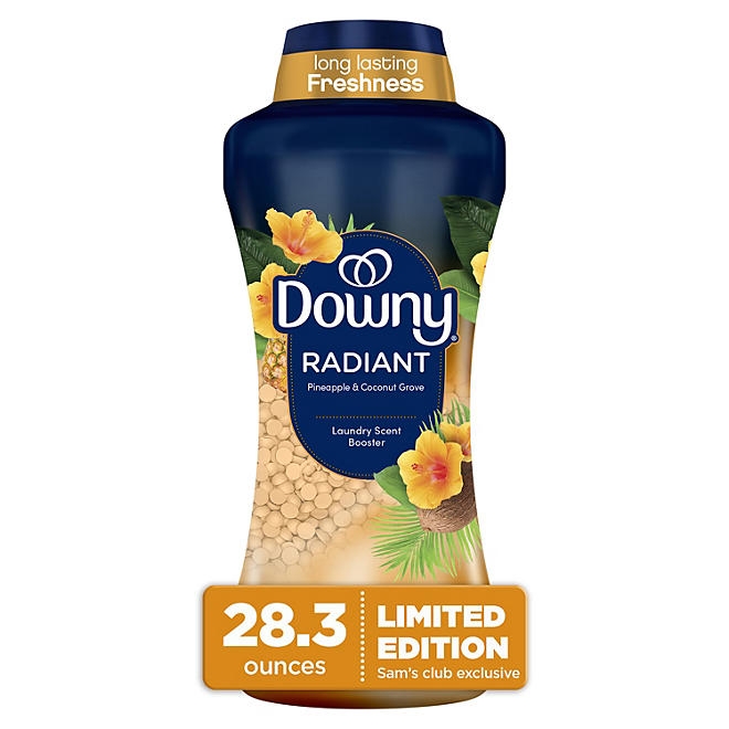 Downy Infusions Radiant In-Wash Scent Booster Beads, Pineapple & Coconut Grove, 28.3 oz - Image 2