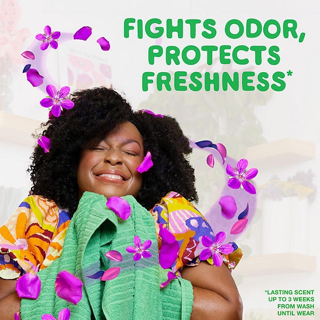 Gain Flings! Odor Defense Fresh Boost Laundry Detergent Pacs, Vibrant Bloom, 108 ct. - Image 4