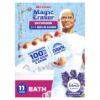 Mr. Clean Magic Eraser 2-in-1 Bathroom Cleaner Sponge, Lavender, 11 ct.