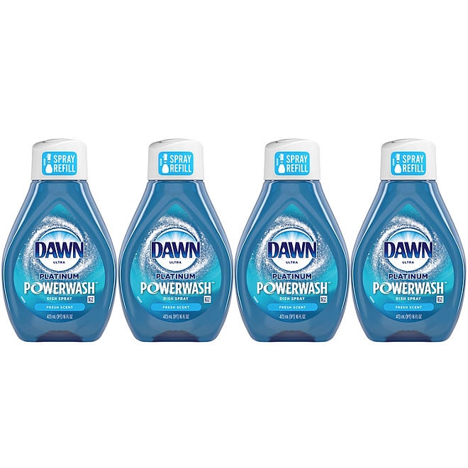 Dawn Platinum Powerwash Dish Soap Spray, Fresh Scent, 4 refills, 64 fl. oz. - Image 2