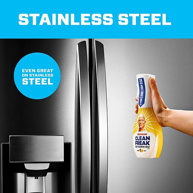 Mr. Clean Clean Freak Multi-Surface Cleaner, Lemon Zest, 2 trigger sprays + refill - Image 7