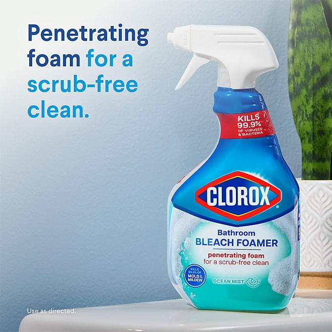 Clorox Bathroom Bleach Foamer, Ocean Mist, 3 ct., 90 fl. oz. - Image 11