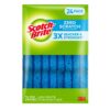 Scotch-Brite Zero Scratch Scrub Sponges, Individually Wrapped 24 ct.
