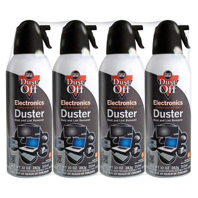 Falcon Dust-Off Compressed Gas Duster, 10oz., 4 Pack - Image 2