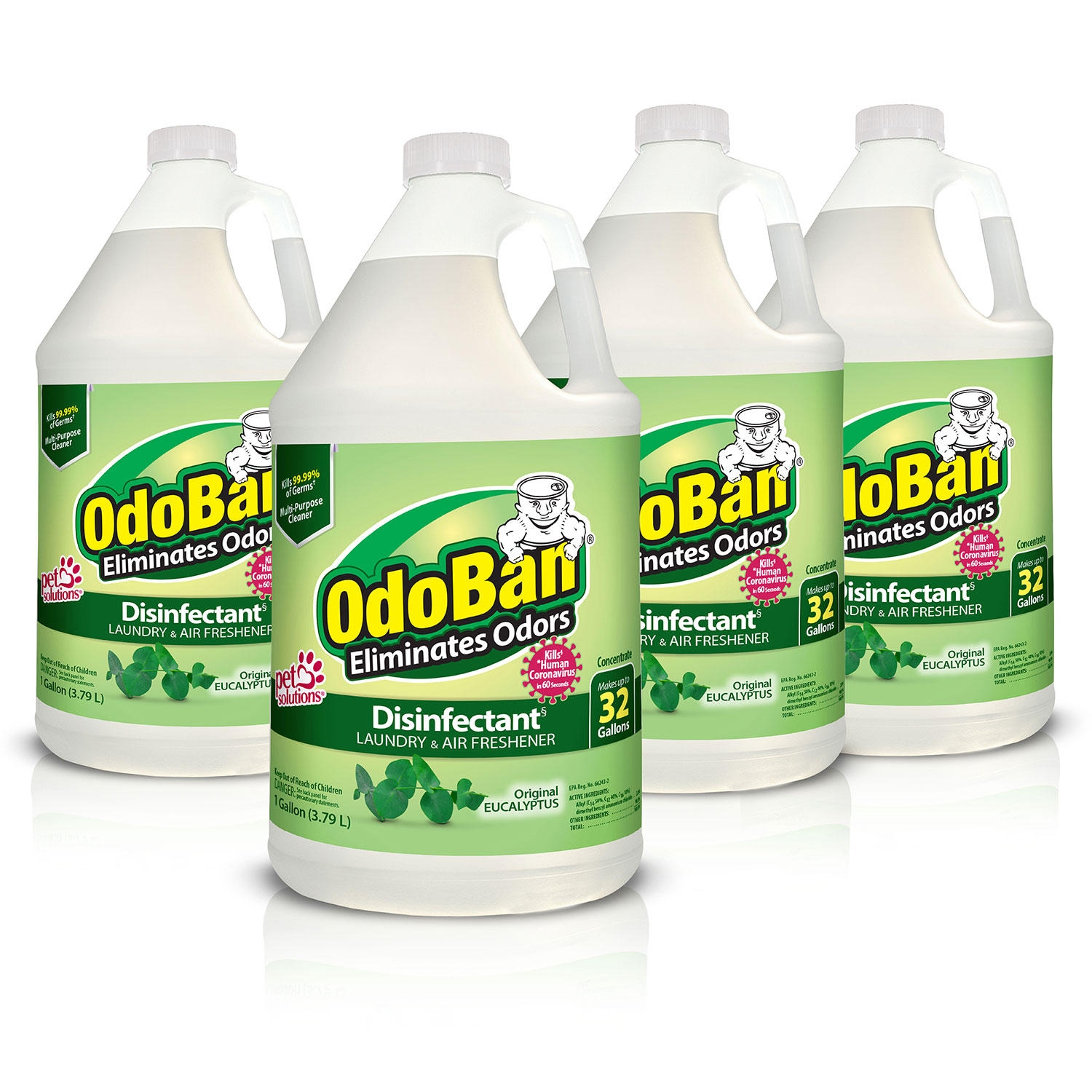 OdoBan Odor Eliminator and Disinfectant Concentrate, 4 pk., Choose Scent
