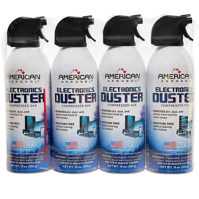 American Aerosol Compressed Gas Electronics Duster 10 oz., 4 Pack - Image 2