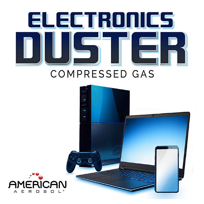 American Aerosol Compressed Gas Electronics Duster 10 oz., 4 Pack - Image 3