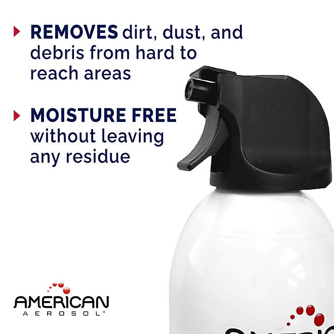 American Aerosol Compressed Gas Electronics Duster 10 oz., 4 Pack - Image 4