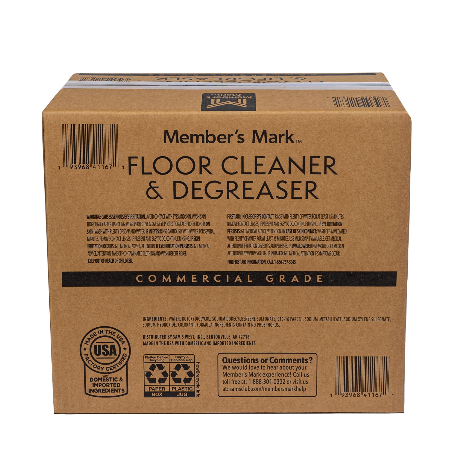 Member's Mark Floor Cleaner and Degreaser 1 gal., Choose Pack Size - Image 3