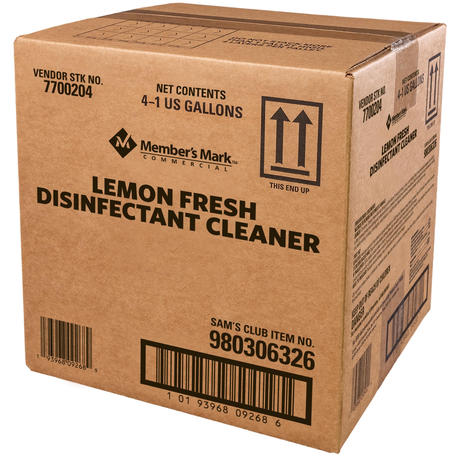 Member's Mark Commercial Lemon Fresh Disinfectant Cleaner, 1 gal., Choose Pack Size - Image 3