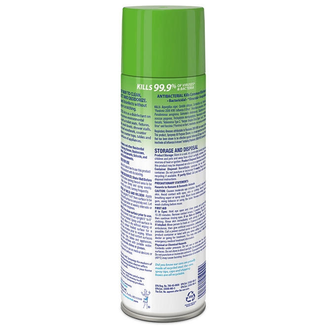 Sprayway All-Purpose Disinfectant Cleaner, 19 oz. cans, Choose Pack Size - Image 11
